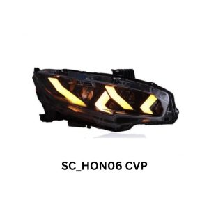 HONDA CIVIC FC 2016-2021 PROJECTOR LED HI-LO BEAM SEQUENTIAL SIGNAL WELCOME LIGHT ONE TOUCH BLUE RED DEMON EYES LAMBORGHINI STYLE HEADLAMP